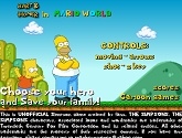 Барт и Гомер в Мире Марио