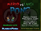 Марио и Луиджи играют в Понг