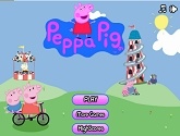 Свинка Пеппа на Велосипеде